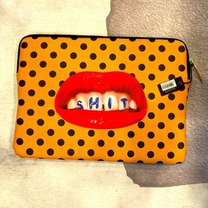 SELETTI Toilet Paper Printed Laptop Bag - Shit